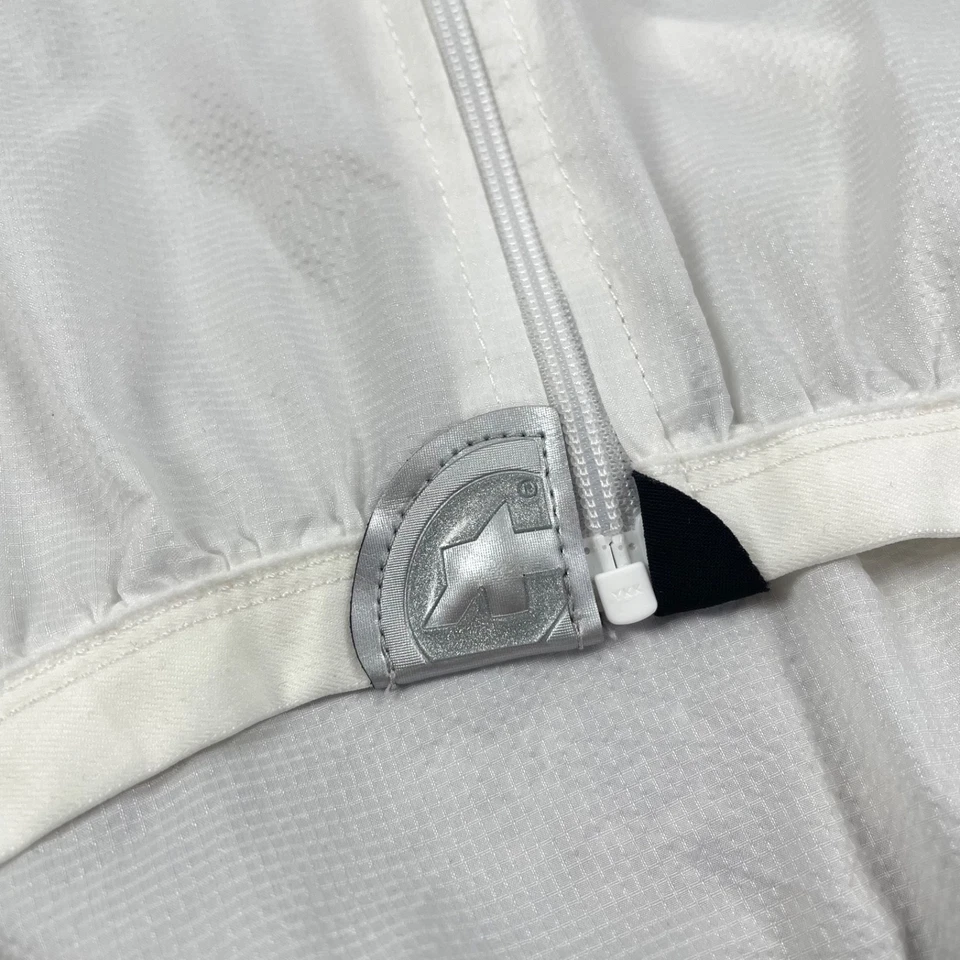 ASSOS sJ.blitzFeder Campionissimo Lightweight Cycling Jacket Men’s Size S White - Image 4 of 4