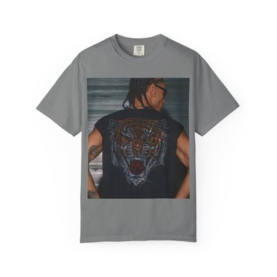 Roaring Tiger Back Graphic T-Shirt | Vintage Tattoo Style