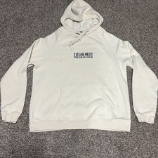 Taylor Swift The Eras Tour Hoodie Sweatshirt Beige Cream Medium Official Merch