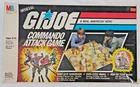 VTG 1985 MB G.I. Joe Commando Attack Game Complete (no patch) – Giant 34″ Board