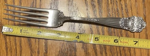 Georgian by Towle Sterling Silver Dinner Fork 7” (Mono:B)