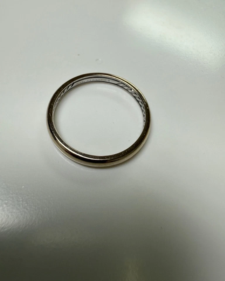 Anillo Banda Clásica David Yurman 18K/750 Talla 12.5 Foto 2 de 3