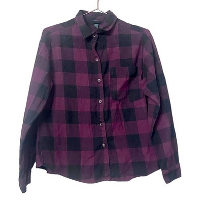 Wild Fable Plaid Button-Up size small
