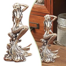 Mermaid Figurine Aquarium Decoration Fish Tank Landscaping Miniature Sculpture