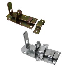 Gerader Schubriegel 80-180mm verzinkt abschließbar Schloßriegel Türschieber WZP