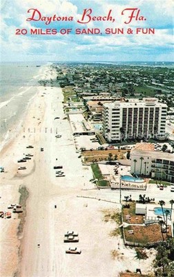 Daytona Beach Florida USA Strand Air view