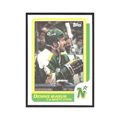 1986 Topps Dennis Maruk Minnesota North Stars #60