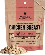 Vital Essentials Chicken Breast Cat 1 Ounce (Pack of 1), New Packaging 
