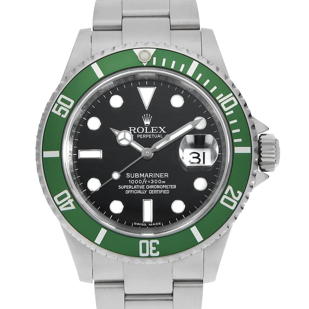 ROLEX Number SUBMARINER hand M Date mens second black 16610LV - vintagewatches.pk