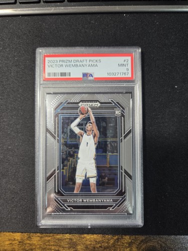 🏀🔥 2023 Panini Prizm Draft Picks Victor Wembanyama Rookie #2 PSA 9 Mint RC
