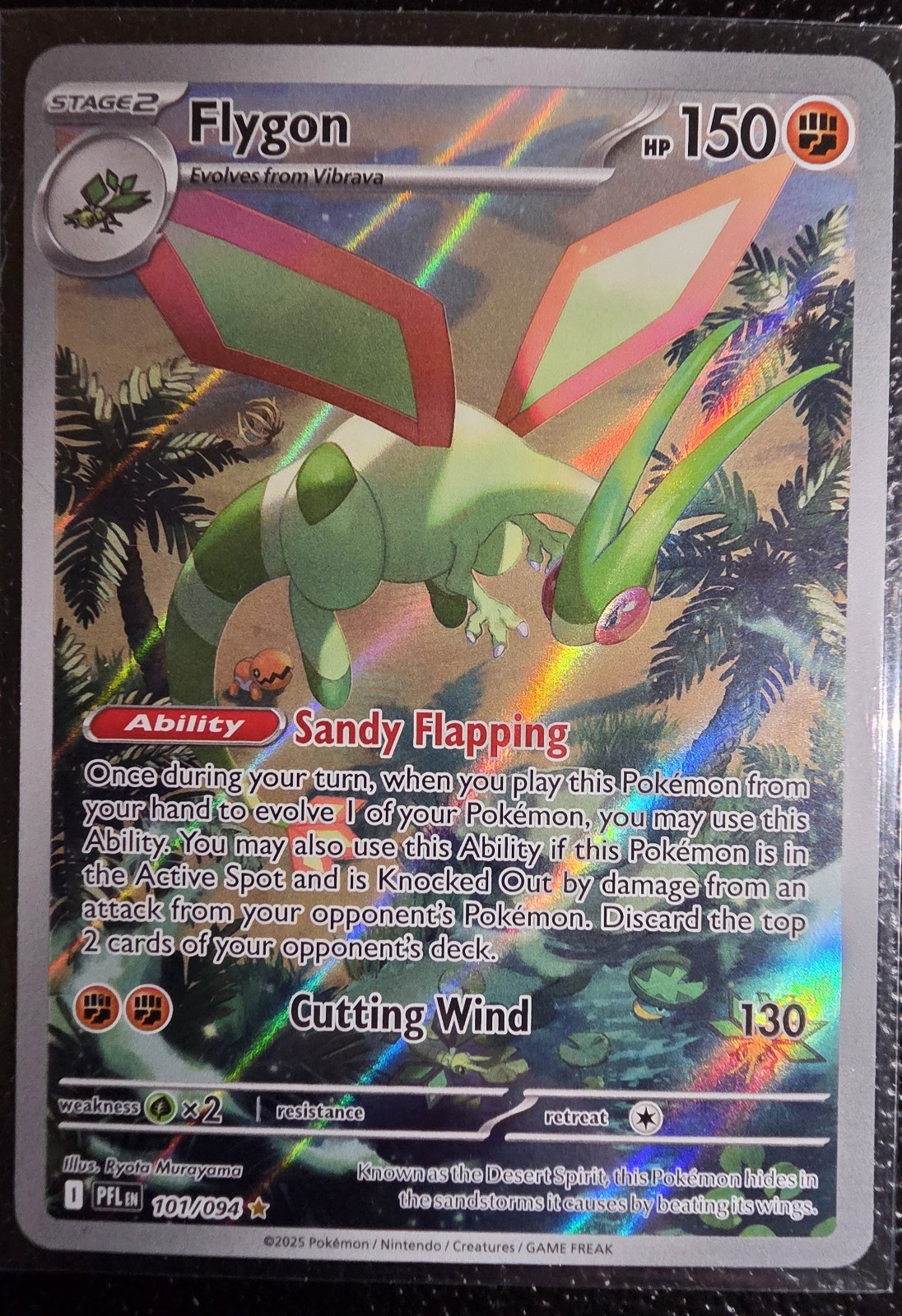 Flygon 101/94 Pokemon Full Art Holo Foil