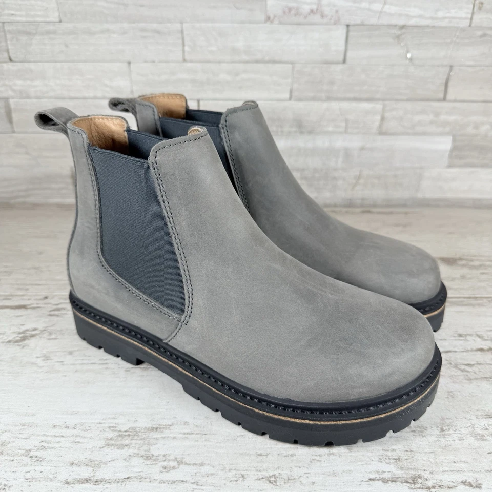 Botas Chelsea de cuero nobuck Stalon para mujer BIRKENSTOCK talla 36 EU/US 5-5,5 grises Foto 3 de 4