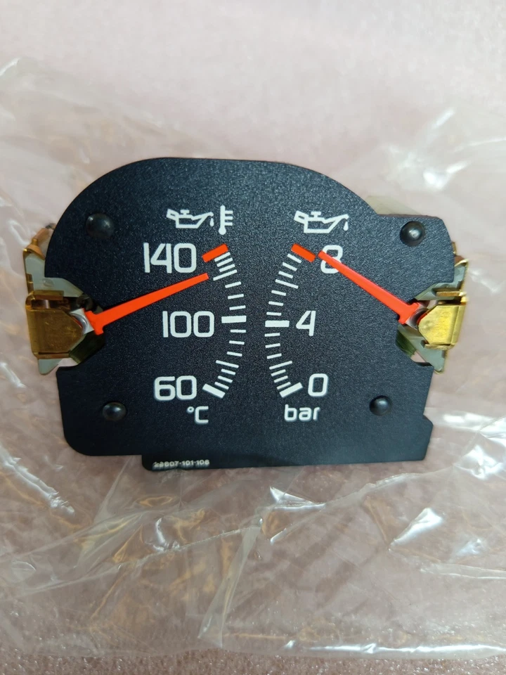 strumento nuovo temperatura pressione olio per Fiat Uno Turbo 2 serie 1400 Foto 2 de 4