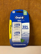 2 Oral-B Glide Pro-Health Deep Clean Floss Cool Mint 43.7 YD Each