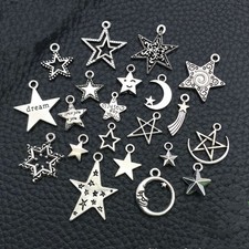 Tibetan Charms For Jewellery Making Silver Gold 100Pcs Mixed Cute Craft Metal