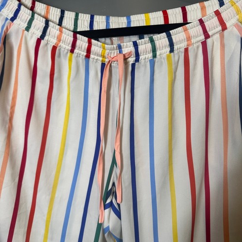 SUMMERSAULT Size M Multi-Color Striped Pajama Set - Picture 10 of 13