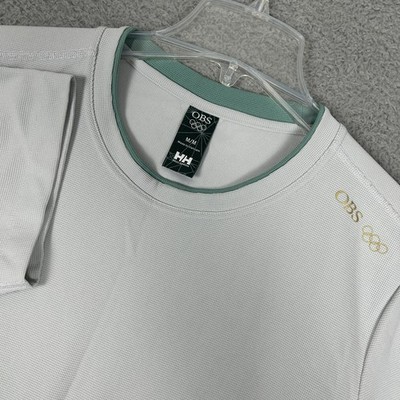 Helly Hansen OBS Olympic Shirt Mens Medium Tokyo 2020 Short Sleeve Polyester Tee