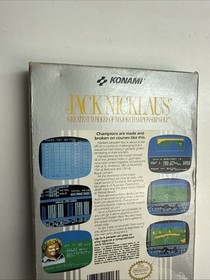 Jack Nicklaus Golf (Nintendo NES) con scatola e manuale - testato - autentico