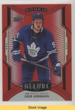 2020-21 Upper Deck Allure Rookie SP Red Rainbow Egor Korshkov #111 READ 0j7f
