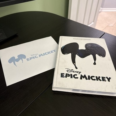 Disney Epic Mickey Game Prima Official Guide Collector's Edition Book