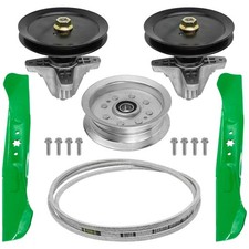 Spindle with Pulley Blade  Belt For Troy-Bilt 17ADCACN066 17ARCBDT011 46"Deck