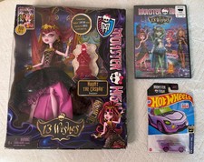 Authentic MONSTER HIGH DRACULAURA 13 WISHES 2013 EXCLUSIVE RARE G1 NIB Bundle