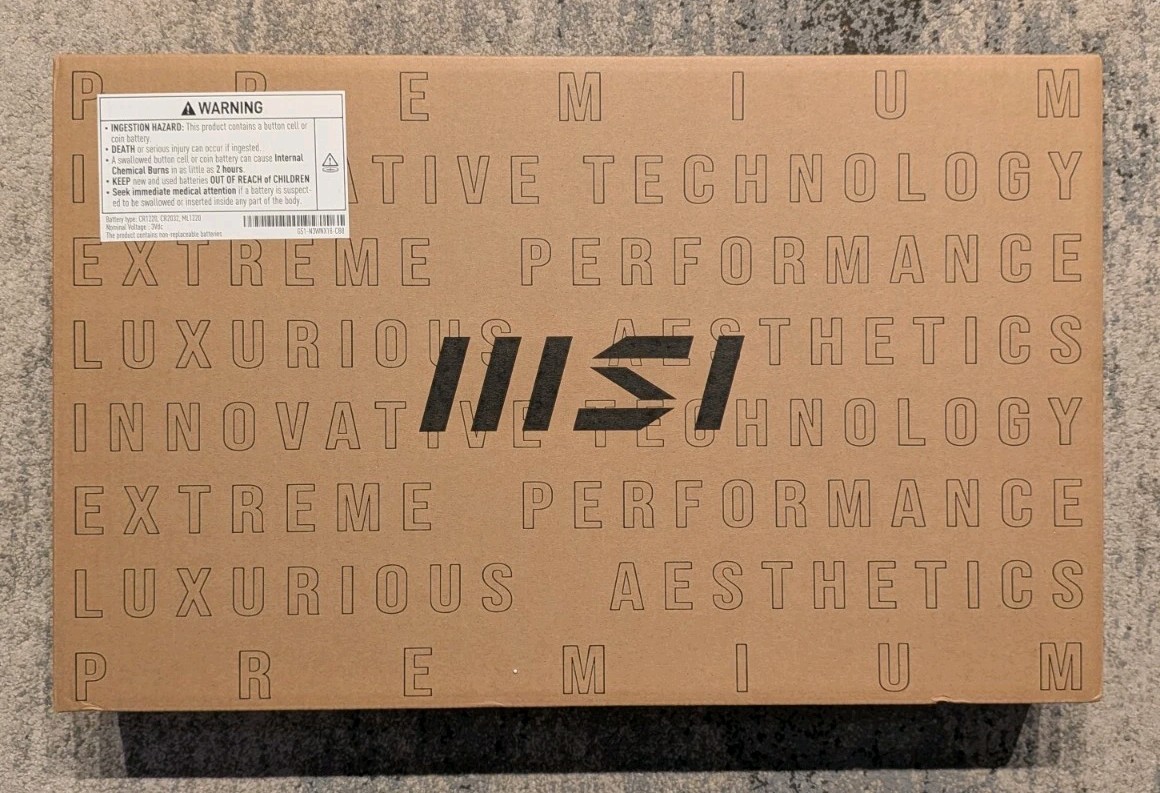 MSI Vector 16 HX A14VHG-692US 16" 240Hz QHD+ Gaming Laptop RTX 4080 32GB 1TB SSD