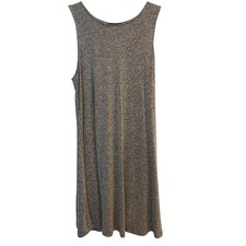 Old Navy Gray Knit Swing Dress Sleeveless Mini Summer Casual Everyday Large