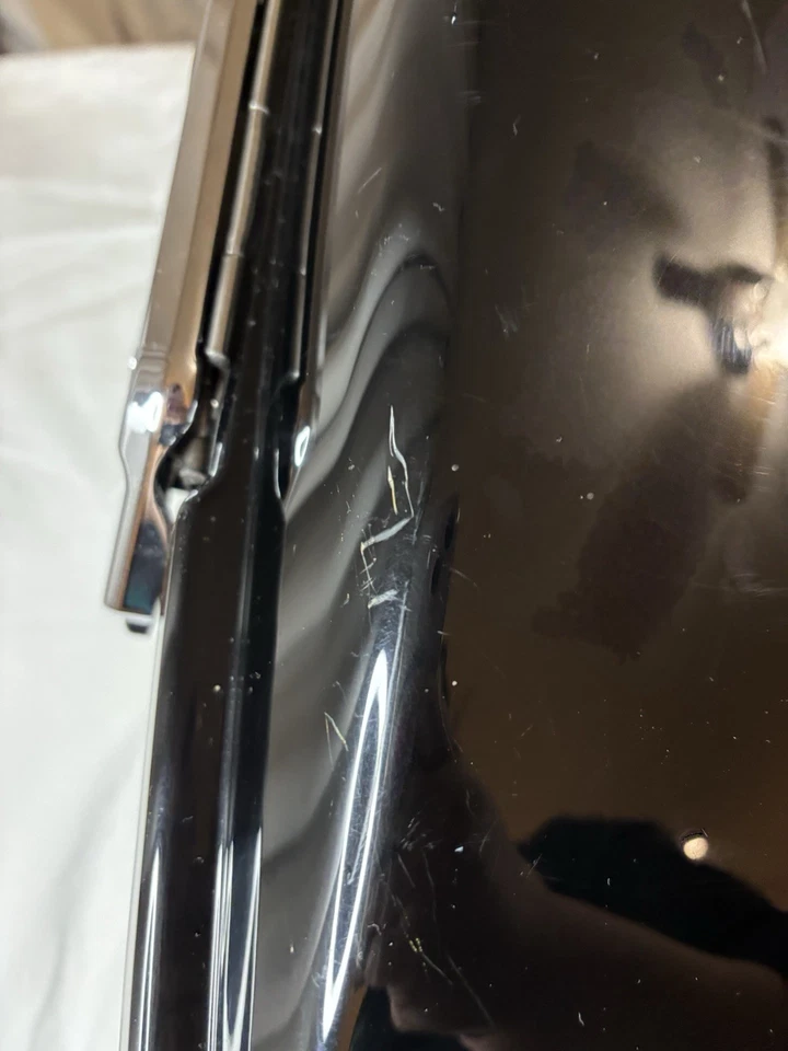 Par de alforjas negras Harley Davidson Switchback Dyna 2014 OEM Foto 3 de 4