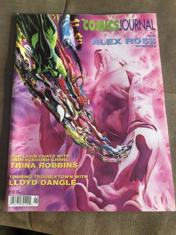 Fantagraphics THE COMICS JOURNAL #223 - May 2003 - Alex Ross