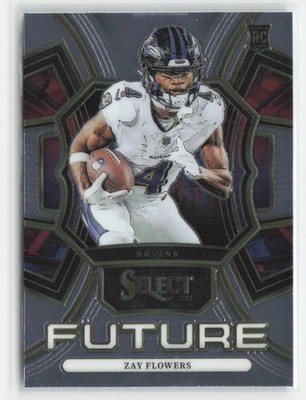 2023 Panini Select #FUT-ZFL Zay Flowers Select Future | eBay