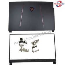 New MSI GE75 GL75 GP75 Raider 8SE 10SE MS-17E2 E4 LCD Back Cover Bezel Hinges US