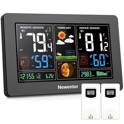 Wireless Indoor Outdoor Thermometer Forecast Station
