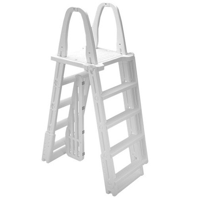 A-Frame Above Ground Flip-Up Swimming Pool Ladder -  for Pools up to 48 - 56''