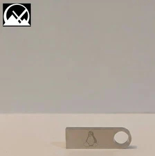 MX Linux Desktop 23.6 on Bootable USB Stick with Tux logo (2025)