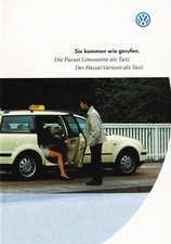 VW PASSAT TAXI-Kontingent 1998, repräsentativer Prospekt + techn. Daten, Ausst.