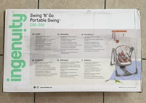 Ingenuity Comfort 2 Aller compact portable 6-Speed Coussined Baby Swing avec la musique