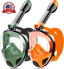 M scara de snorkel de cara completa con soporte para c mara desmontable NUEVO US