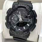 Vintage Casio G Shock GA-100 Men's Charcoal Watch - Digital & Analog New Bat