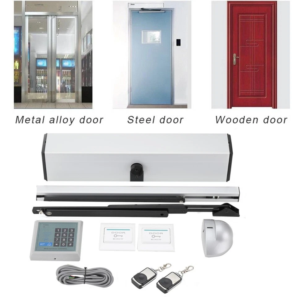 Electric Residential Swing Automatic Door Opener Closer Operator 50W 100V-240V - Image 4 of 4