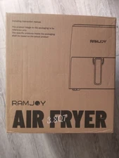 RAMJOY Air Fryer 3.8 Quarts for 1-2 people 8-in-1 Functions Air Fry Roast Bak...