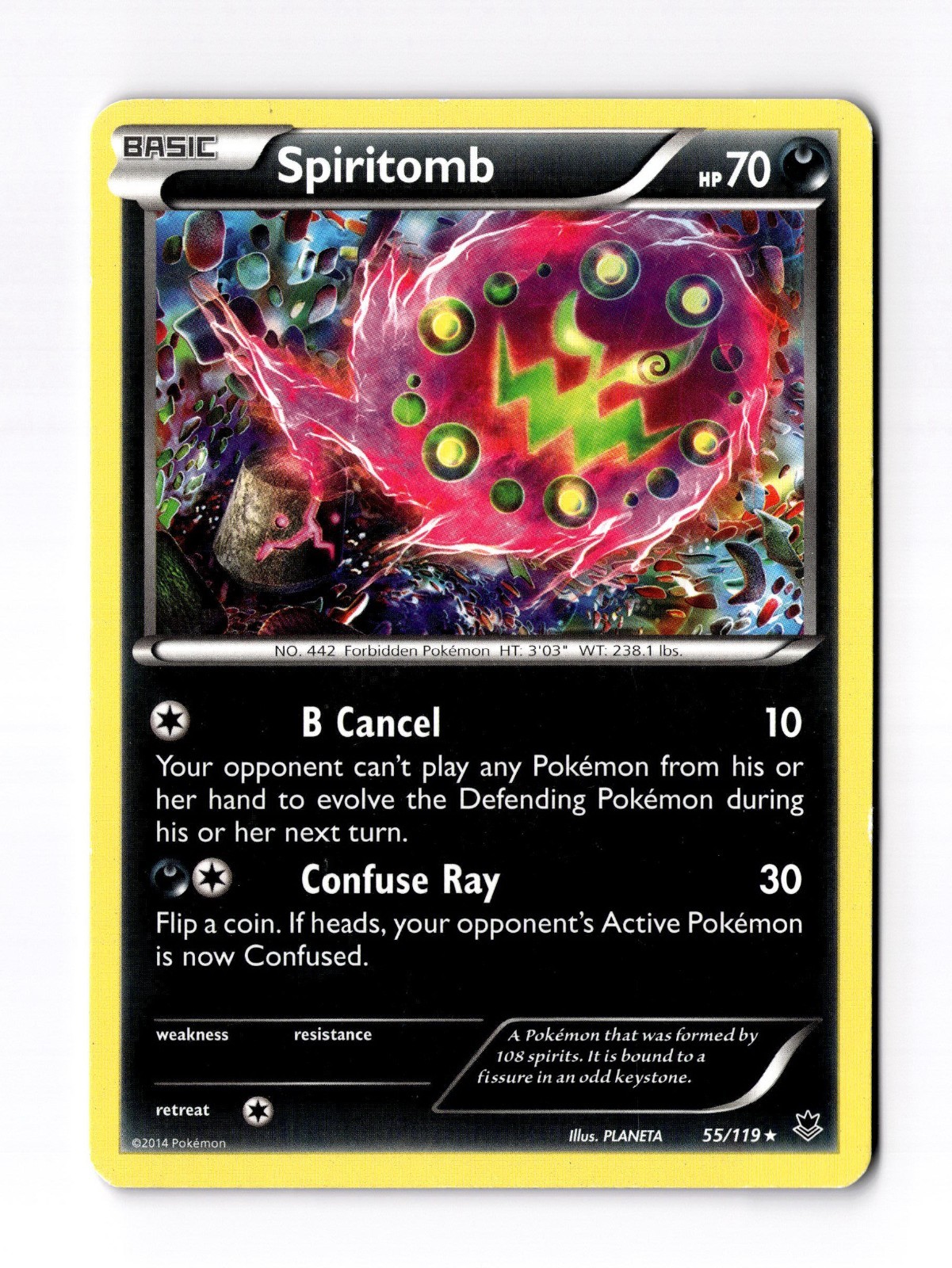 Spiritomb - XY - Phantom Forces (PHF) 55/119 / Rare
