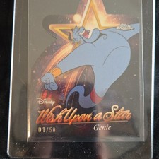 Topps 2025 Disney Wonder Wish Upon a Star Genie Serial Numbered Die-Cut Card
