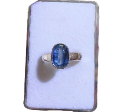 Kyanit facettiert Ring 925 Silber  11,5x8,3 mm Gr. 55 Nr. B10539 - Bild 1 von 4