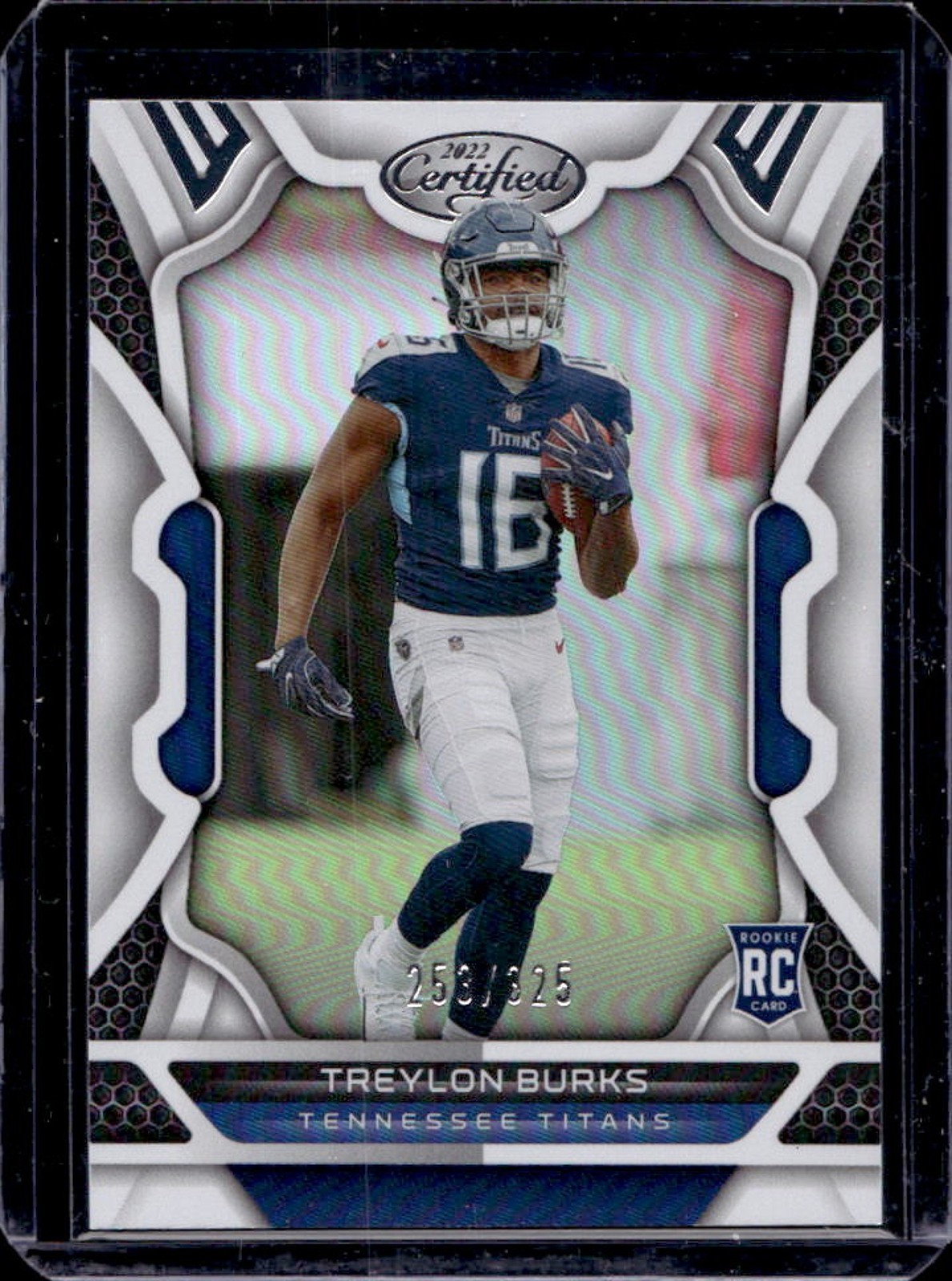 2022 Certified Treylon Burks RC Mirror Rookie #253/325 Titans