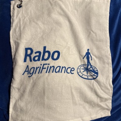 2Pack  Rabo Golf Towel With Carabiner Clip on Golf Bag 14x18 cotton 