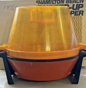Vintage Hamilton Beach ~ Red ~ Butter-Up Corn Popper ~ 1970s ~ Complete Box