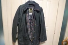 BARBOUR - A155 BEAUFORT WAX COTTON JACKET -NAVY - MADE IN ENGLAND -40