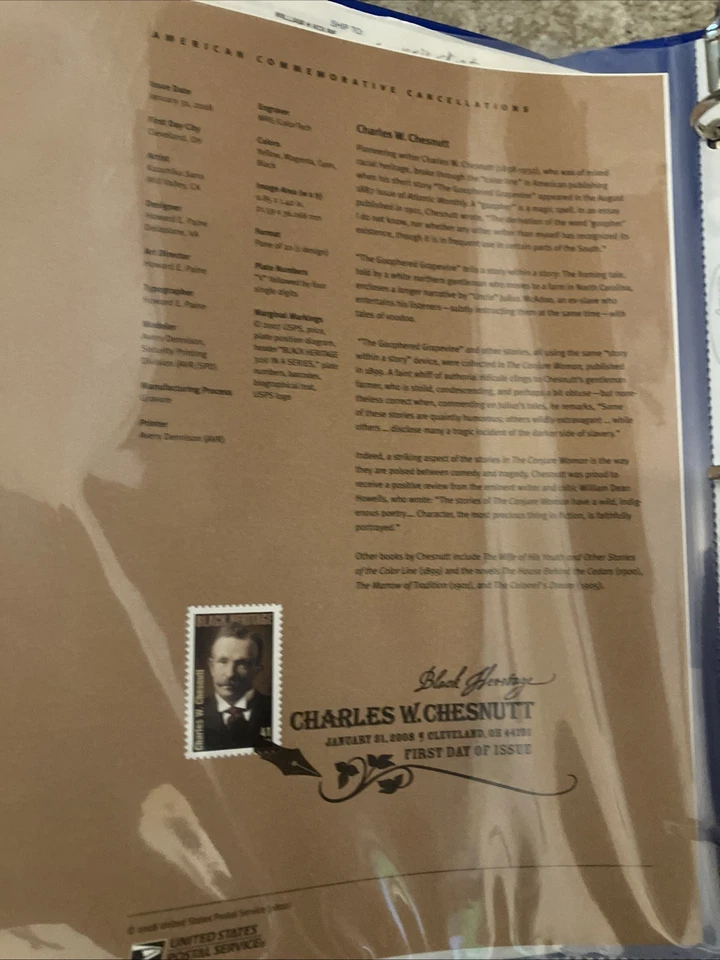 2008 FirstDay US Stamps Only Twenty Nine “American Commemorative Cancellations" - Image 4 of 4