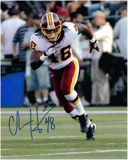 Washington Redskins Chris Horton autographed 8 x 10 photo 